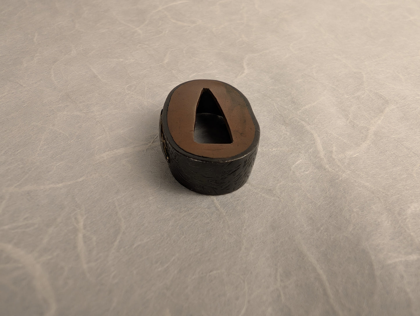 Fuchi with Koi and Flowers - FU-011