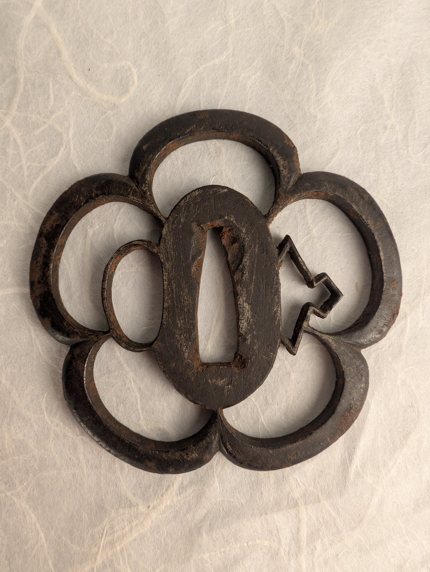 Iron Plum Blossom Tsuba – TS-061