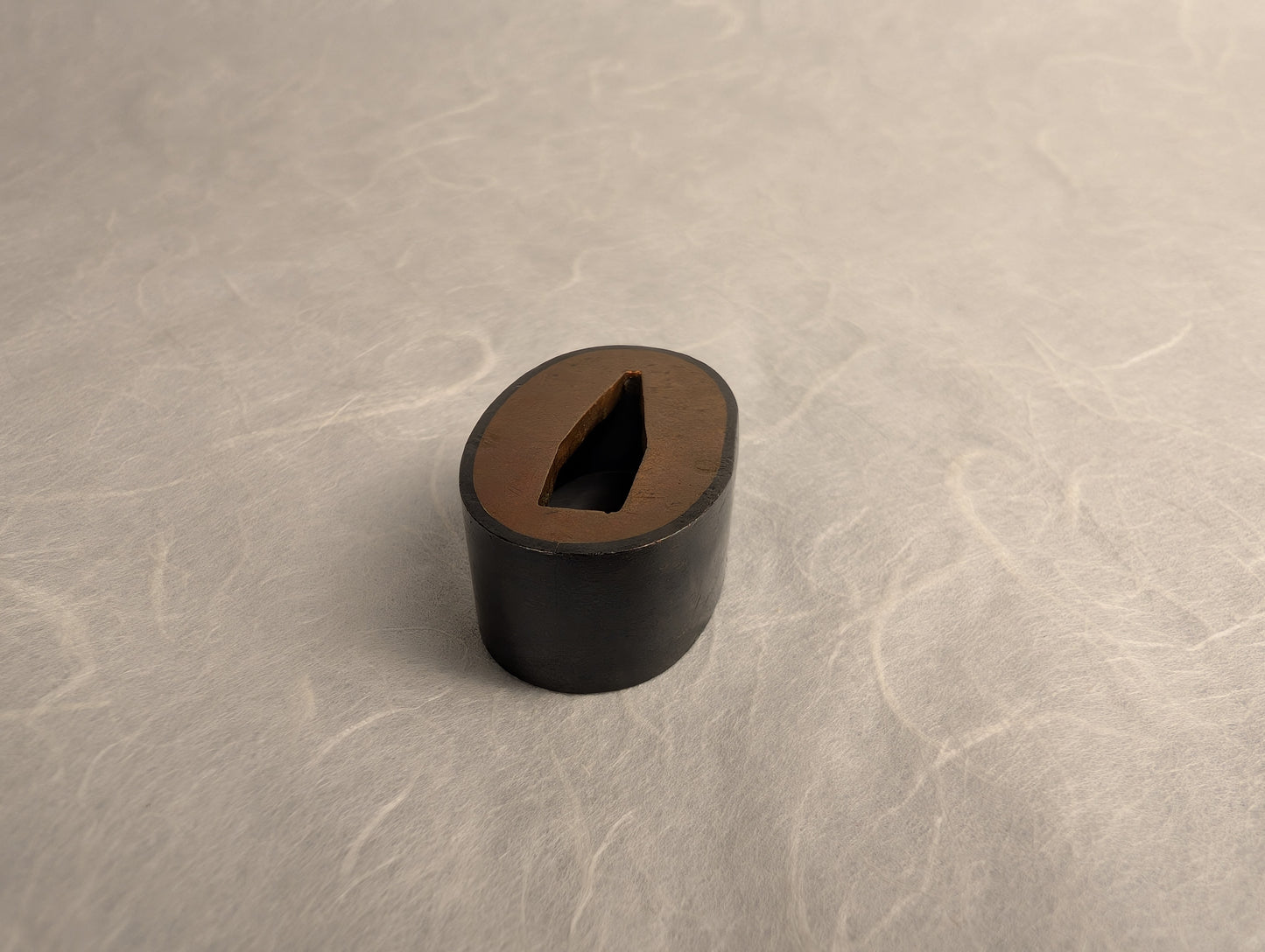 Thick Muji Shakudo Fuchi - FU-004