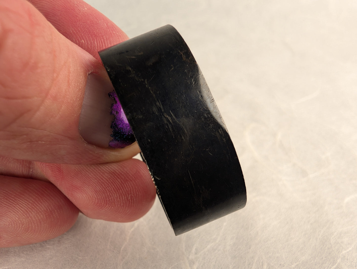 Thick Muji Shakudo Fuchi - FU-004