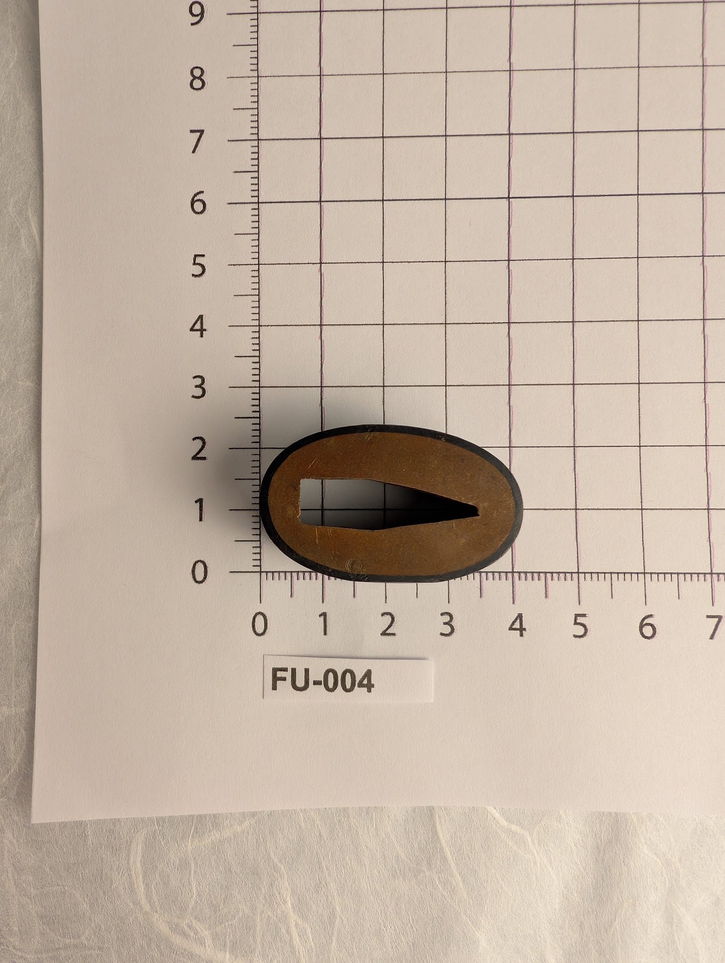 Thick Muji Shakudo Fuchi - FU-004