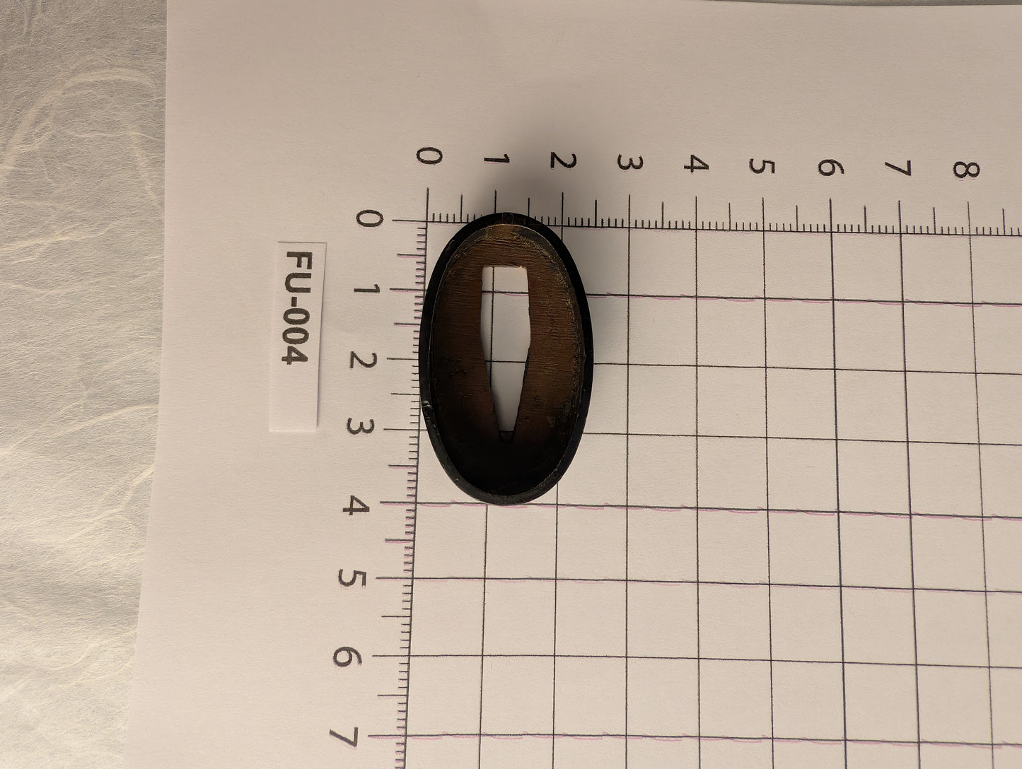 Thick Muji Shakudo Fuchi - FU-004