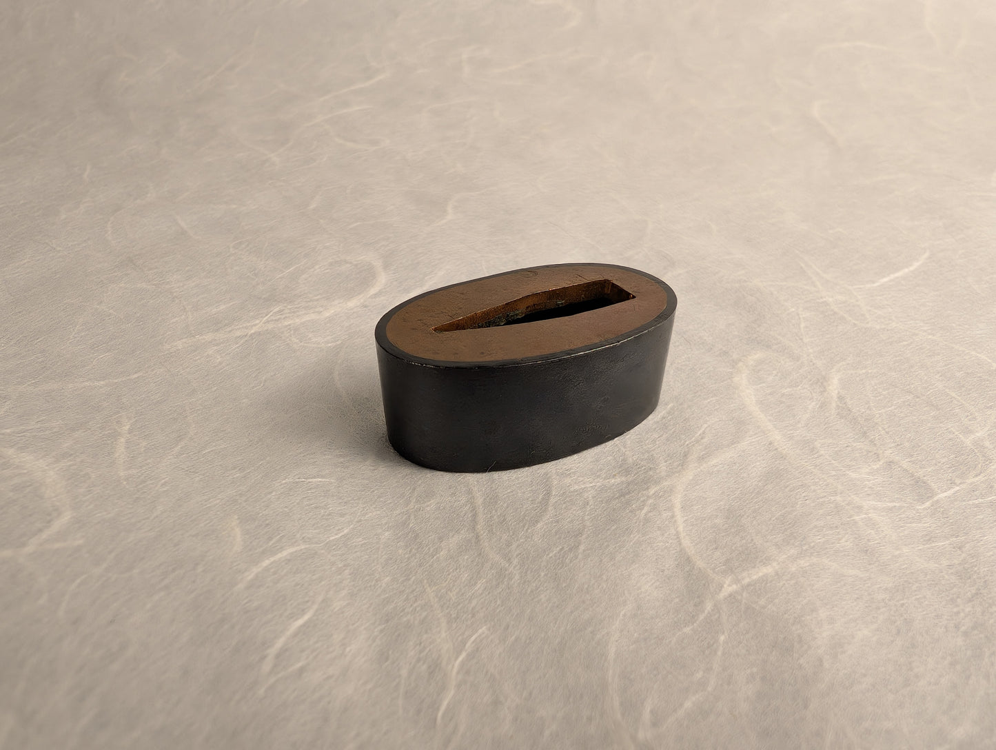 Thick Muji Shakudo Fuchi - FU-004