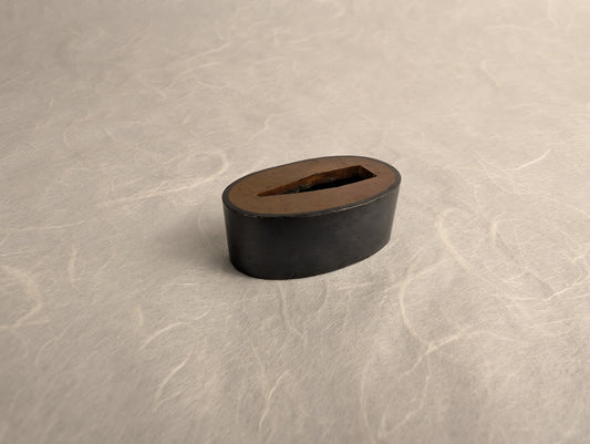 Thick Muji Shakudo Fuchi - FU-004