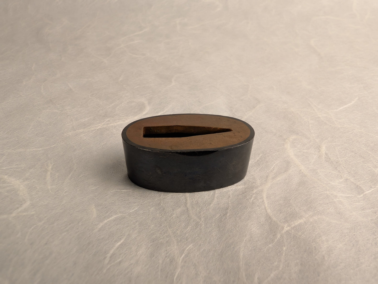 Thick Muji Shakudo Fuchi - FU-004