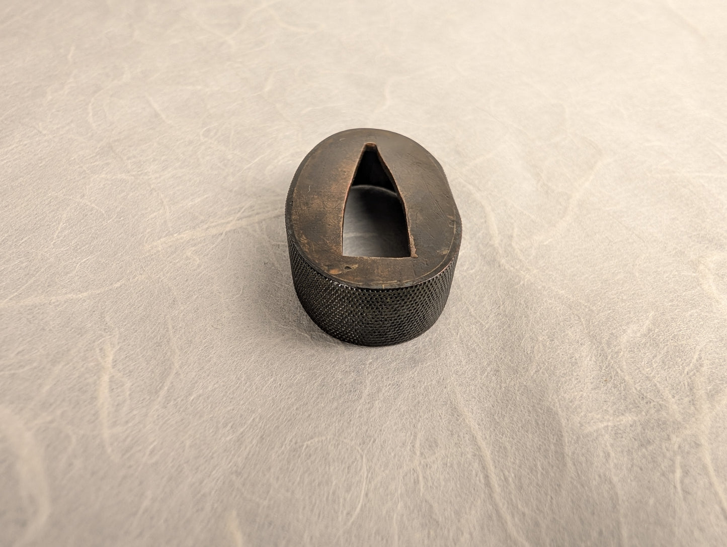 Shakudo Fuchi in Fine Nanako Ground - FU-006