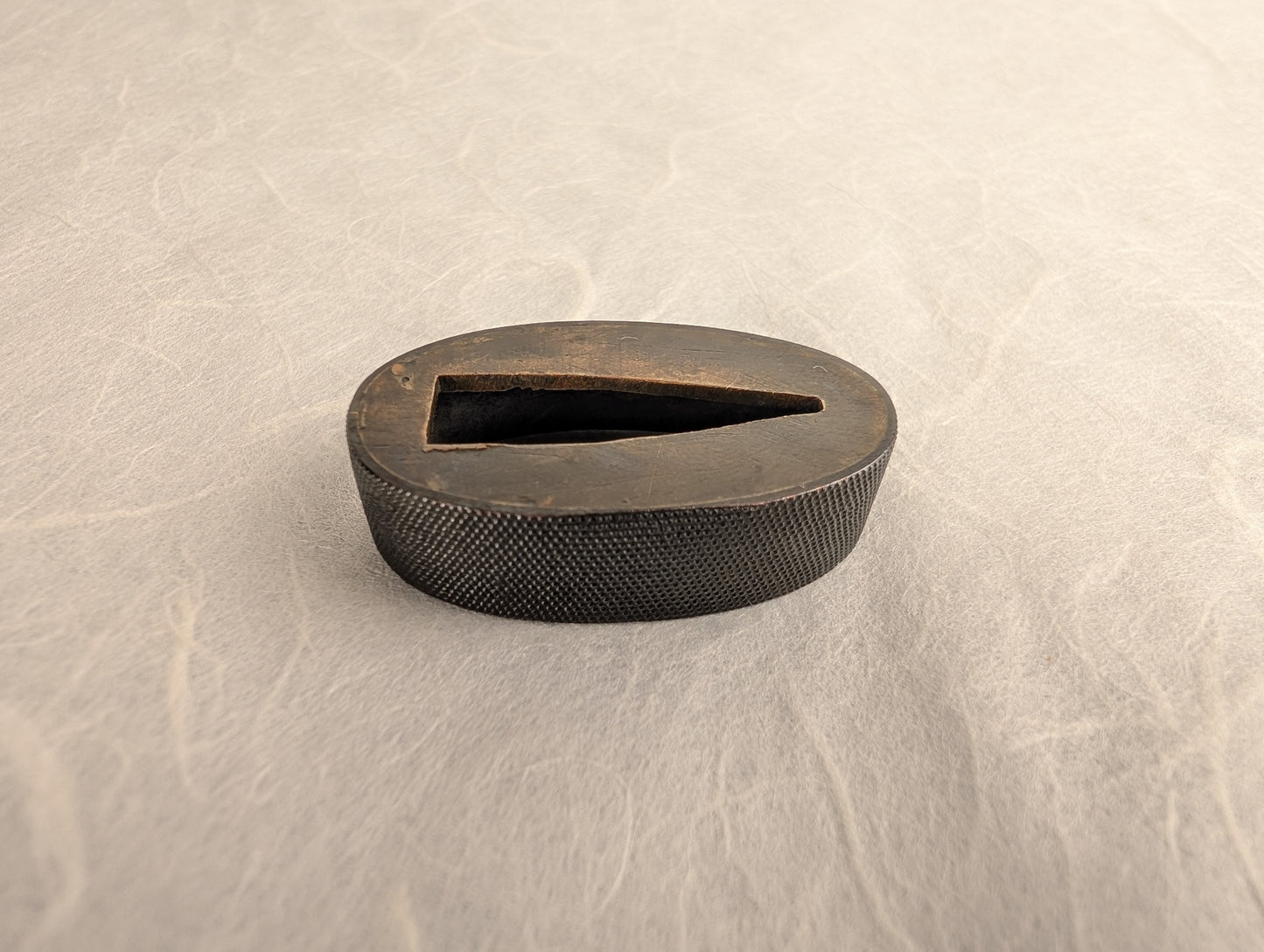 Shakudo Fuchi in Fine Nanako Ground - FU-006