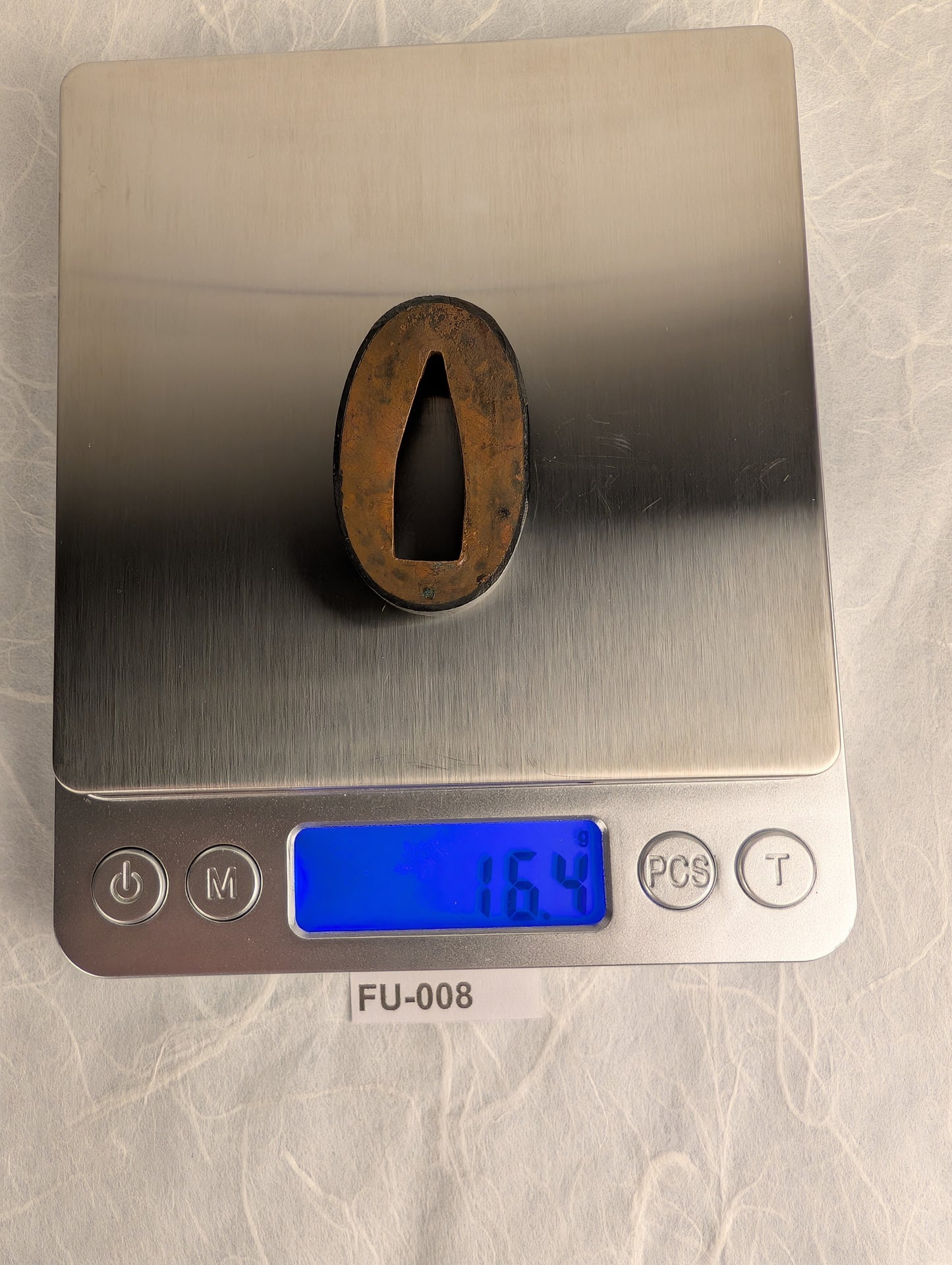 Fuchi with Kikkou engraving - FU-008