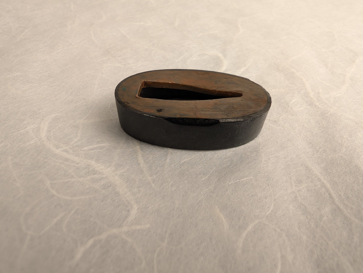 Fuchi with Kikkou engraving - FU-008