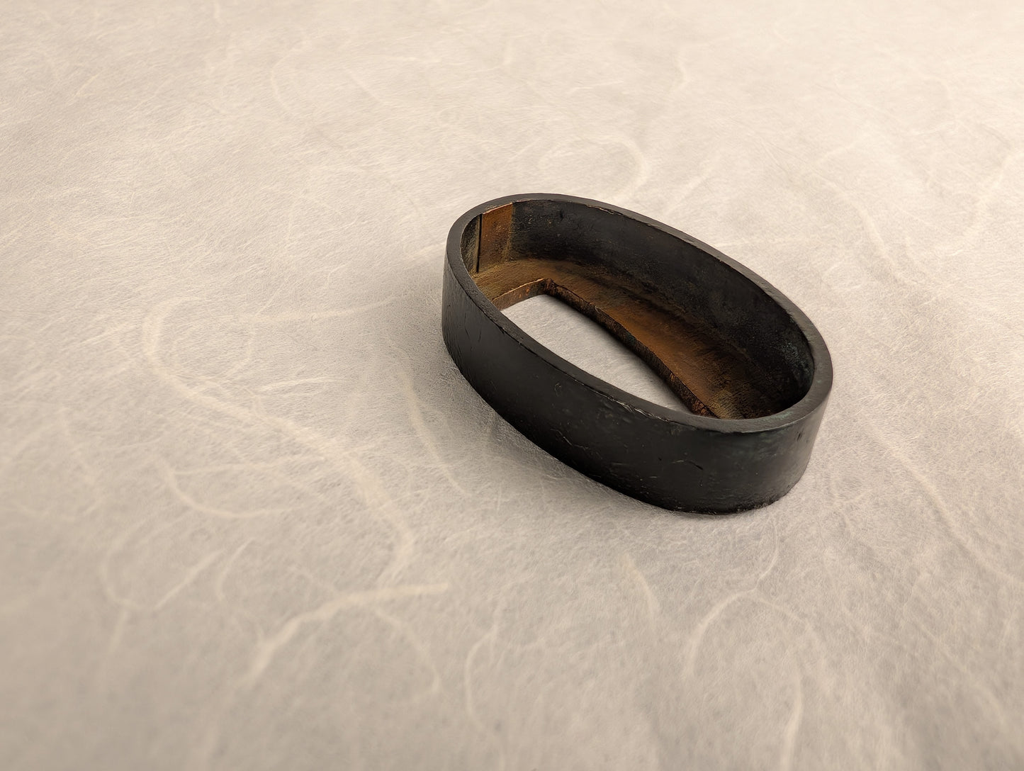 Fuchi with Kikkou engraving - FU-008