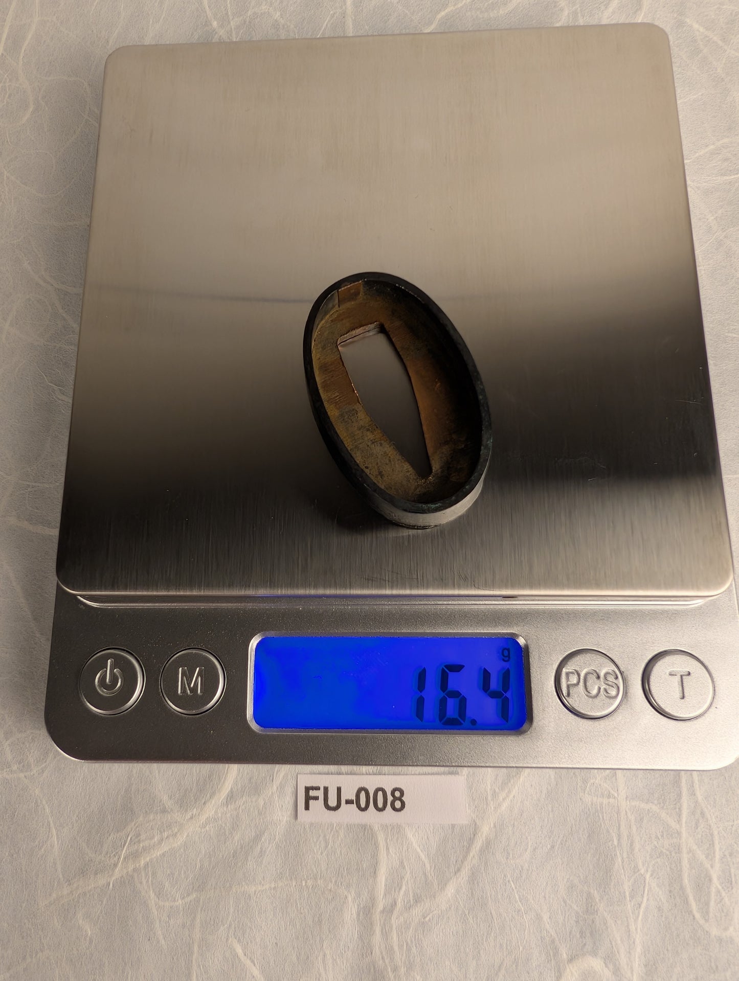 Fuchi with Kikkou engraving - FU-008