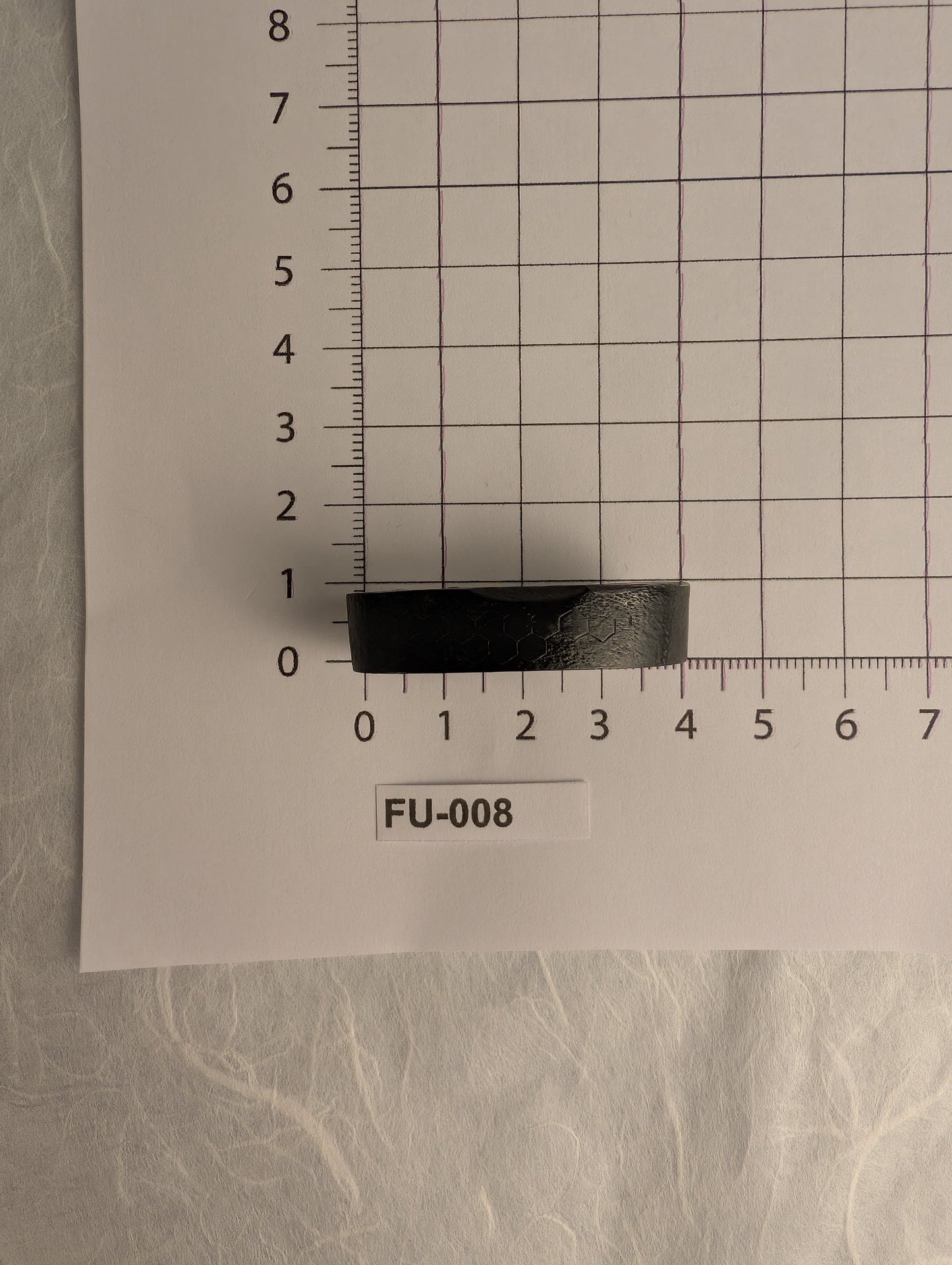 Fuchi with Kikkou engraving - FU-008