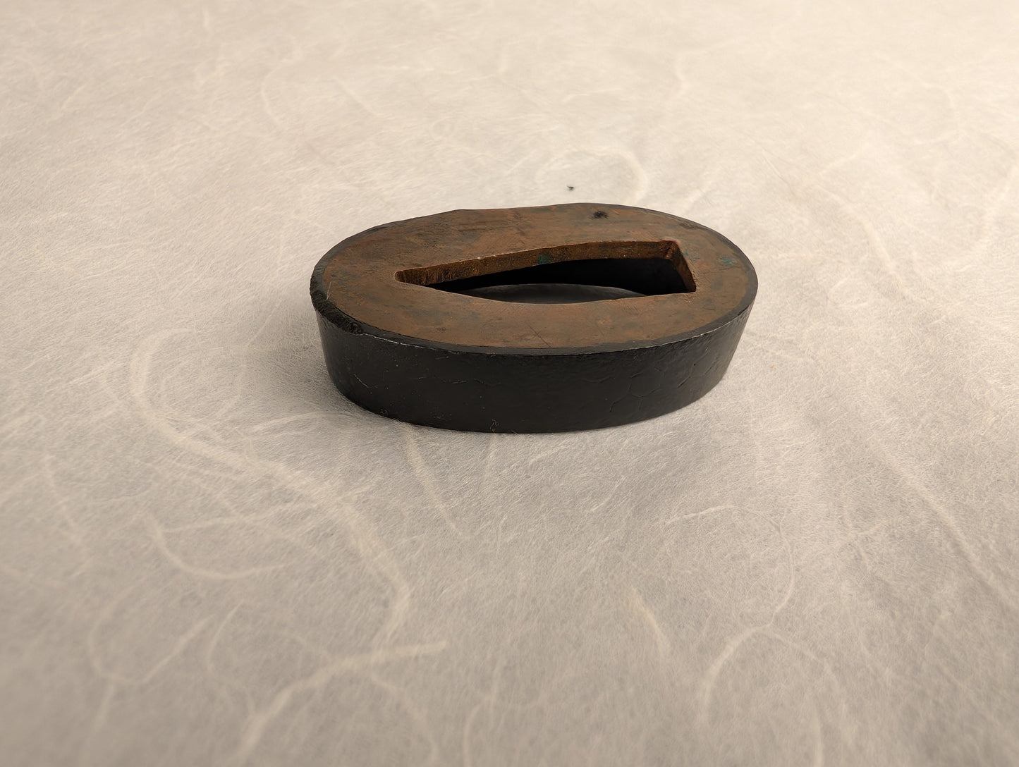 Fuchi with Kikkou engraving - FU-008