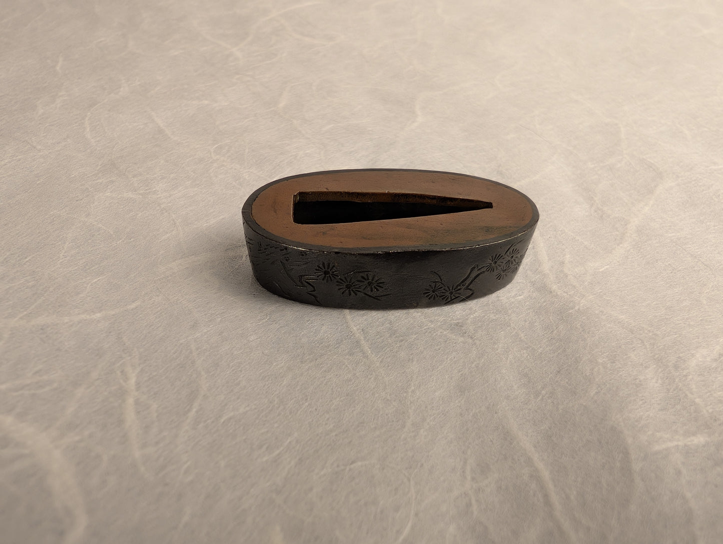 Fuchi with Koi and Flowers - FU-011