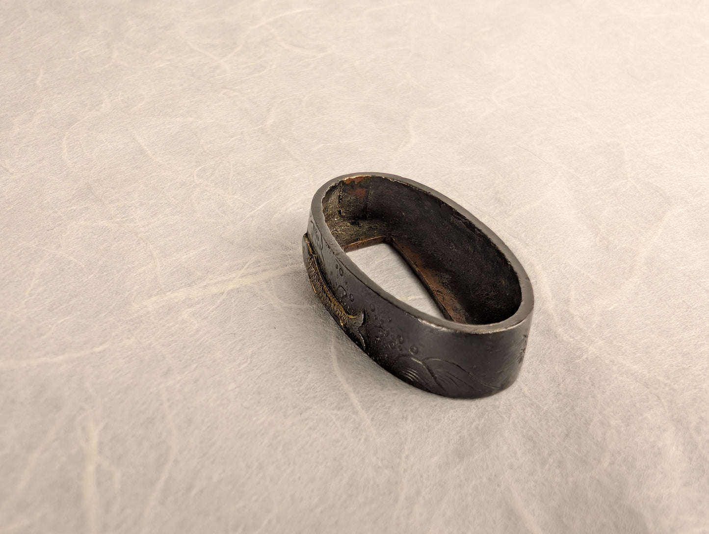 Fuchi with Koi and Flowers - FU-011