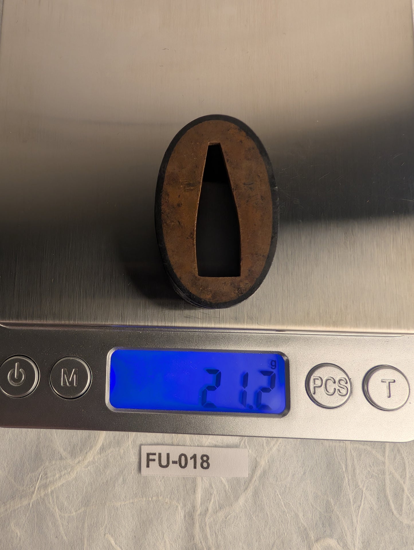 Fuchi with Cross-Hatched Textile Pattern - FU-018