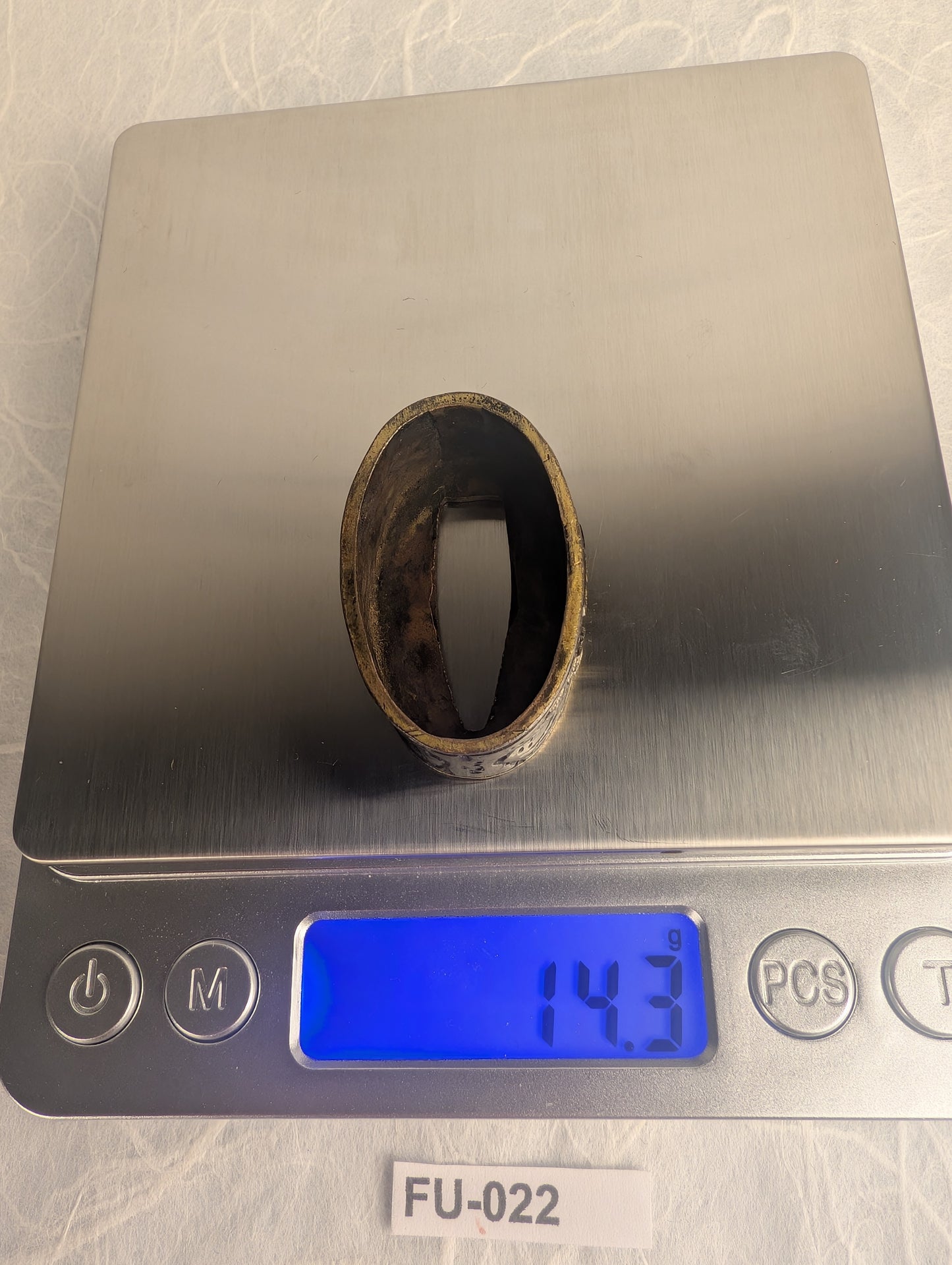 Fuchi with Koi and Flower Scene - FU-022