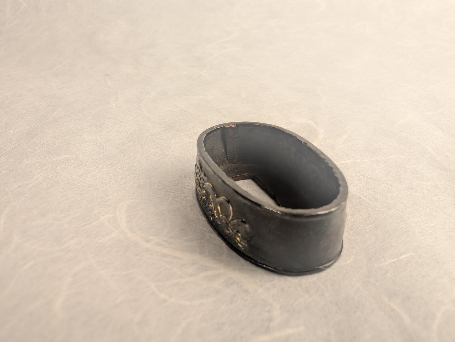 Fuchi with Flying Dragons in High Relief - FU-026