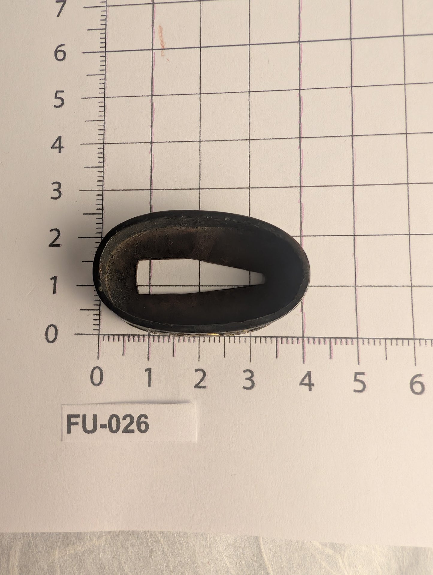 Fuchi with Flying Dragons in High Relief - FU-026