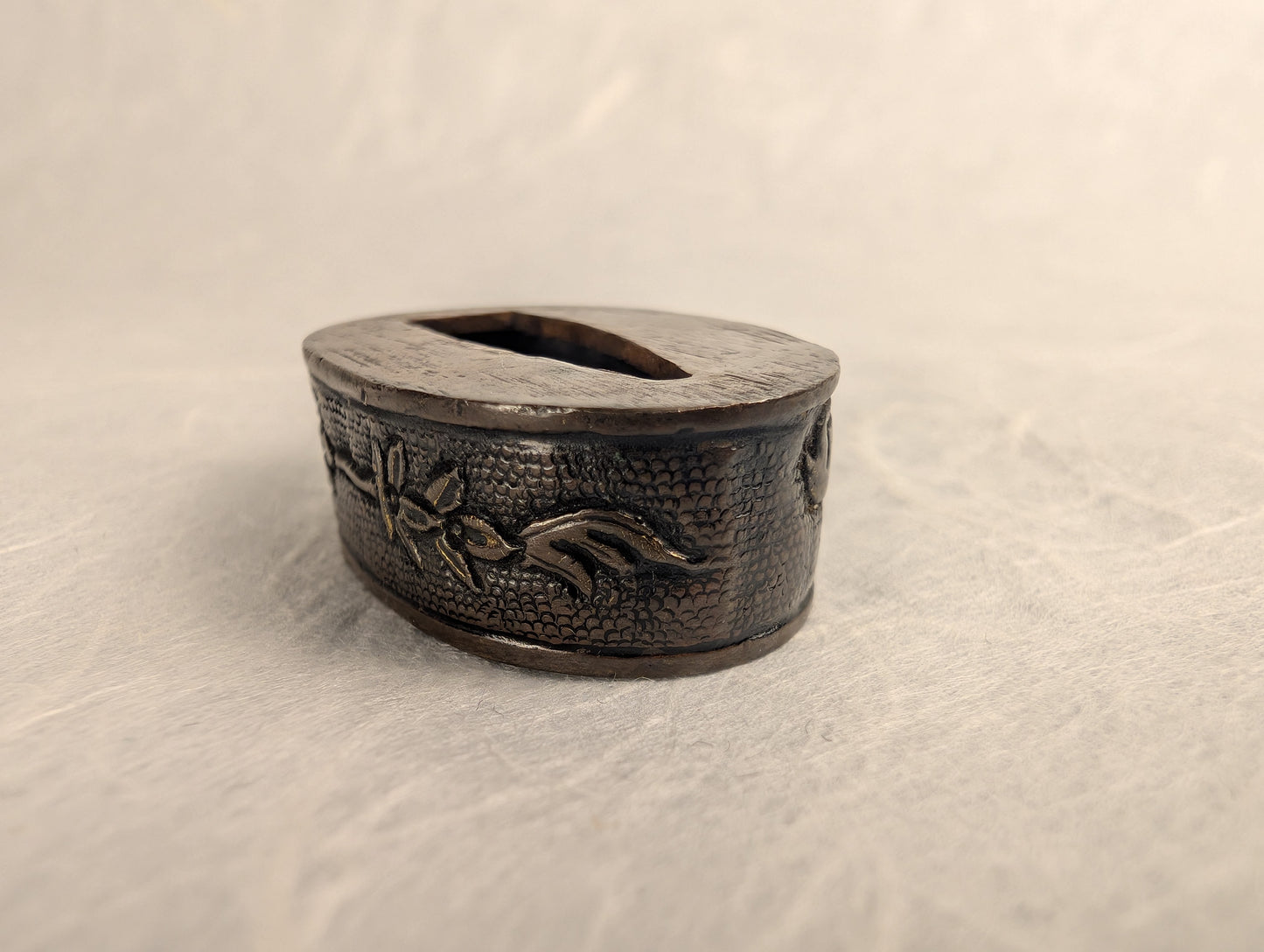 Fuchi with Stag Under Flowering Branch - FU-036