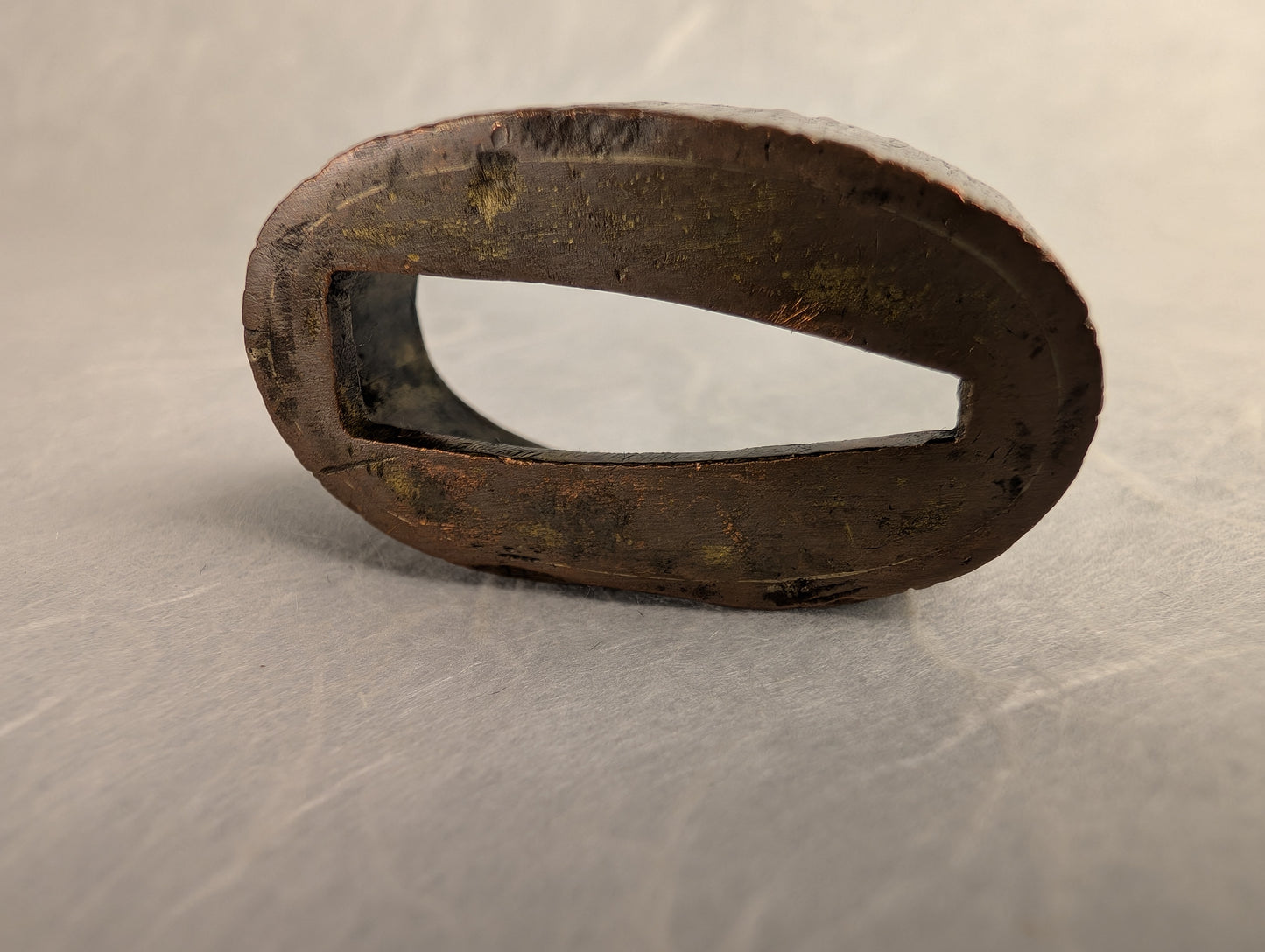 Copper Fuchi with Tree Bark Texture - FU-041