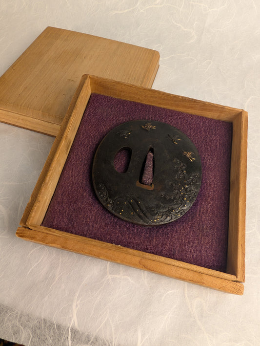 大森英秀 - Ōmori Teruhide - Swallows over Waves - TS-016