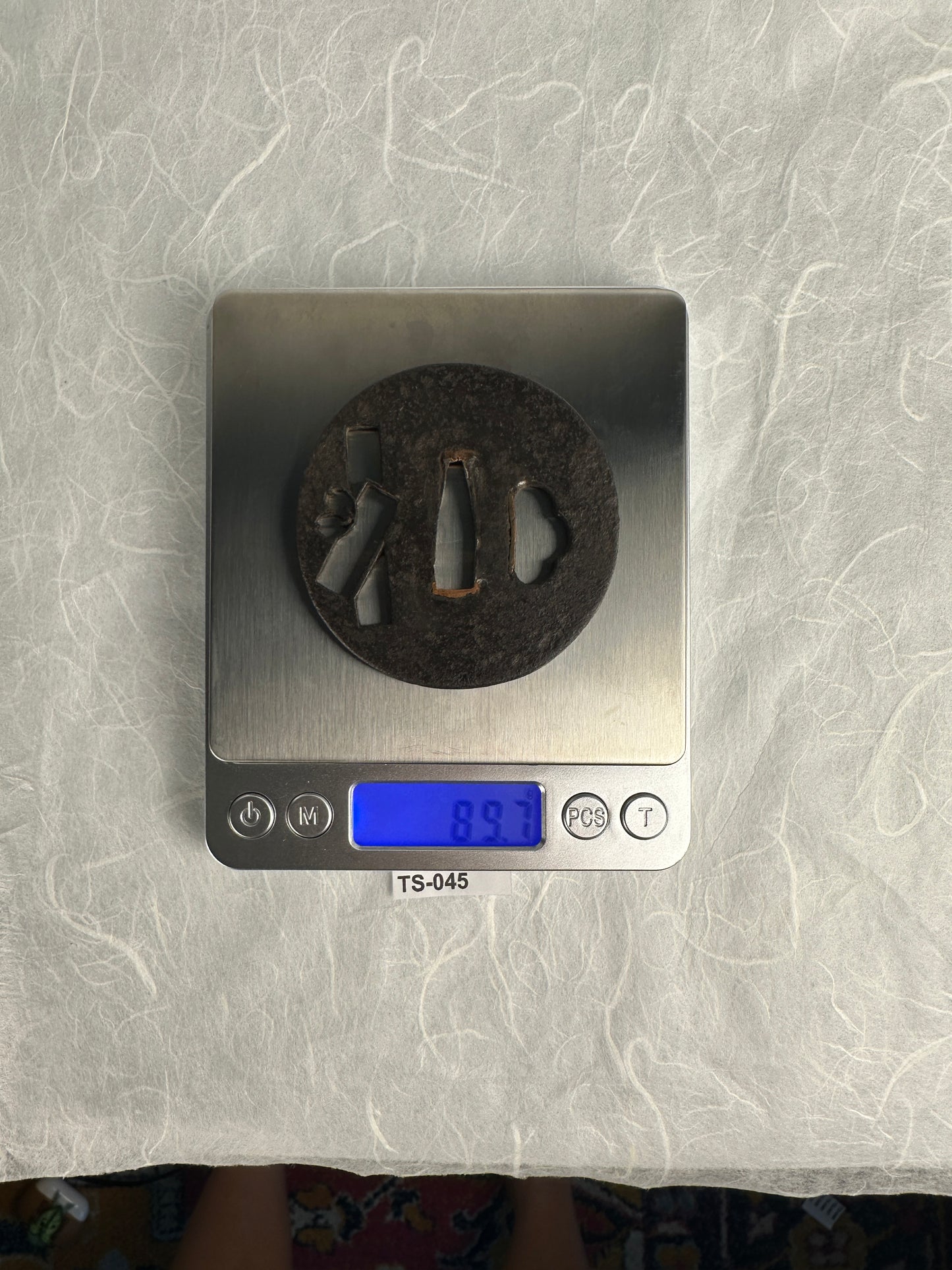 Abstract Sukashi Iron Tsuba – TS-045