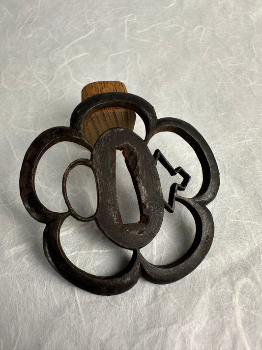 Iron Plum Blossom Tsuba – TS-061