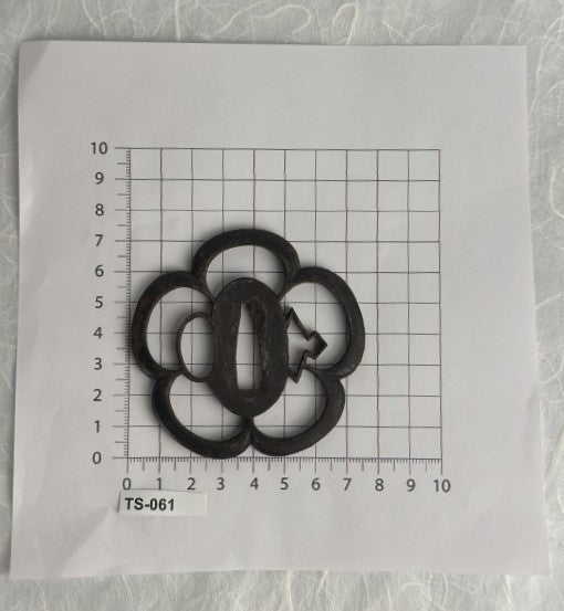Iron Plum Blossom Tsuba – TS-061