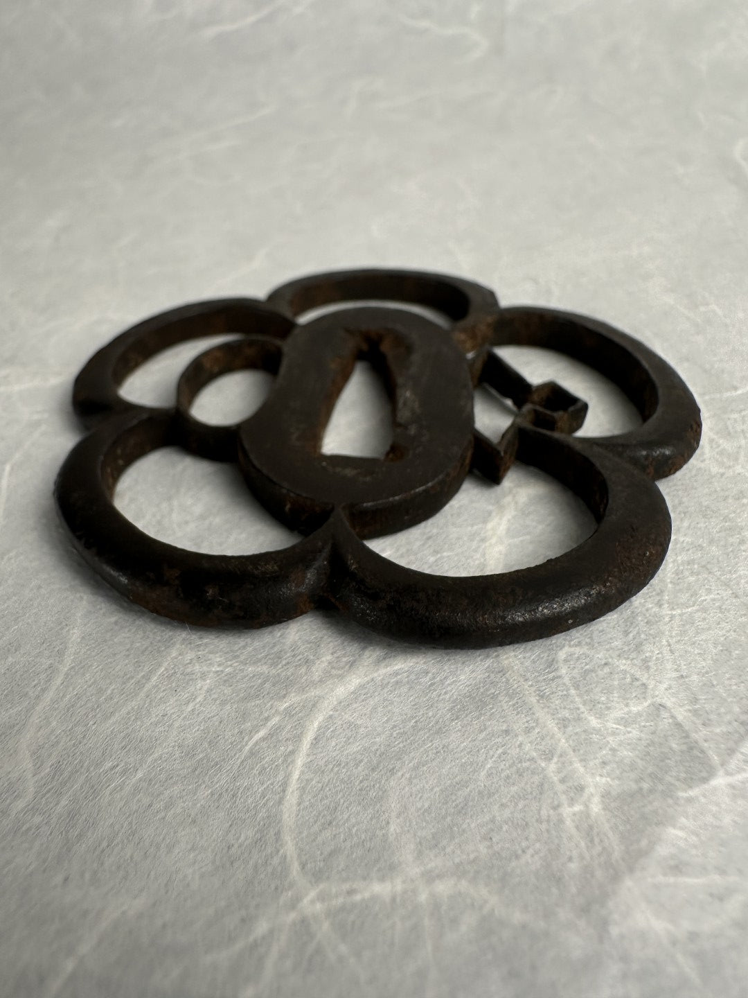 Iron Plum Blossom Tsuba – TS-061