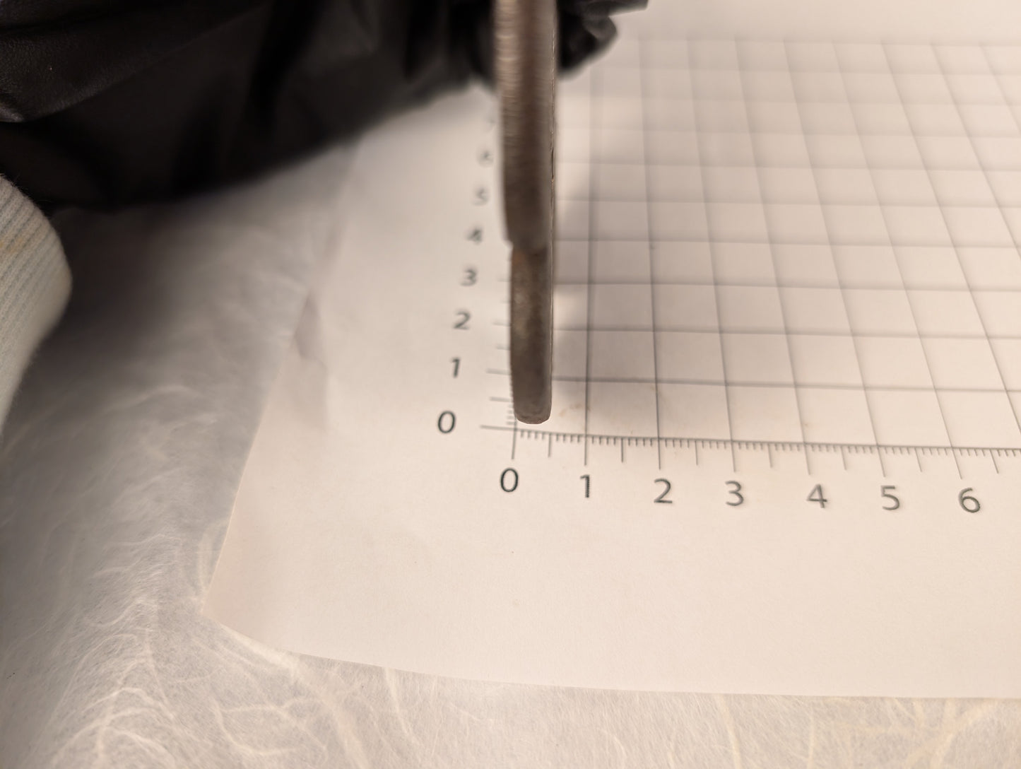 Mokko Iron Tsuba with Curling Line Motif – TS-121