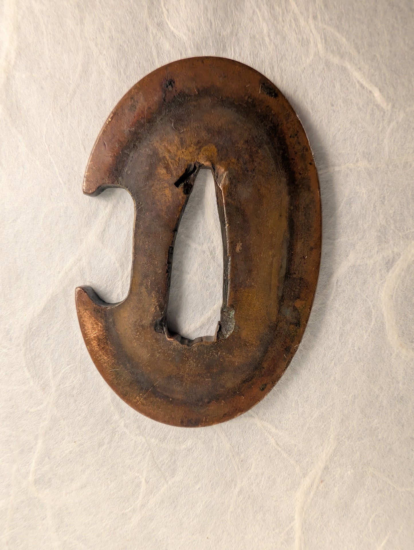 Copper Tanto Tsuba – TS-030