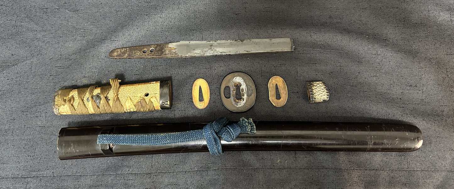 吉(國) - Yoshi(kuni) - Broken Tanto blade in Full Koshirae – BB-001