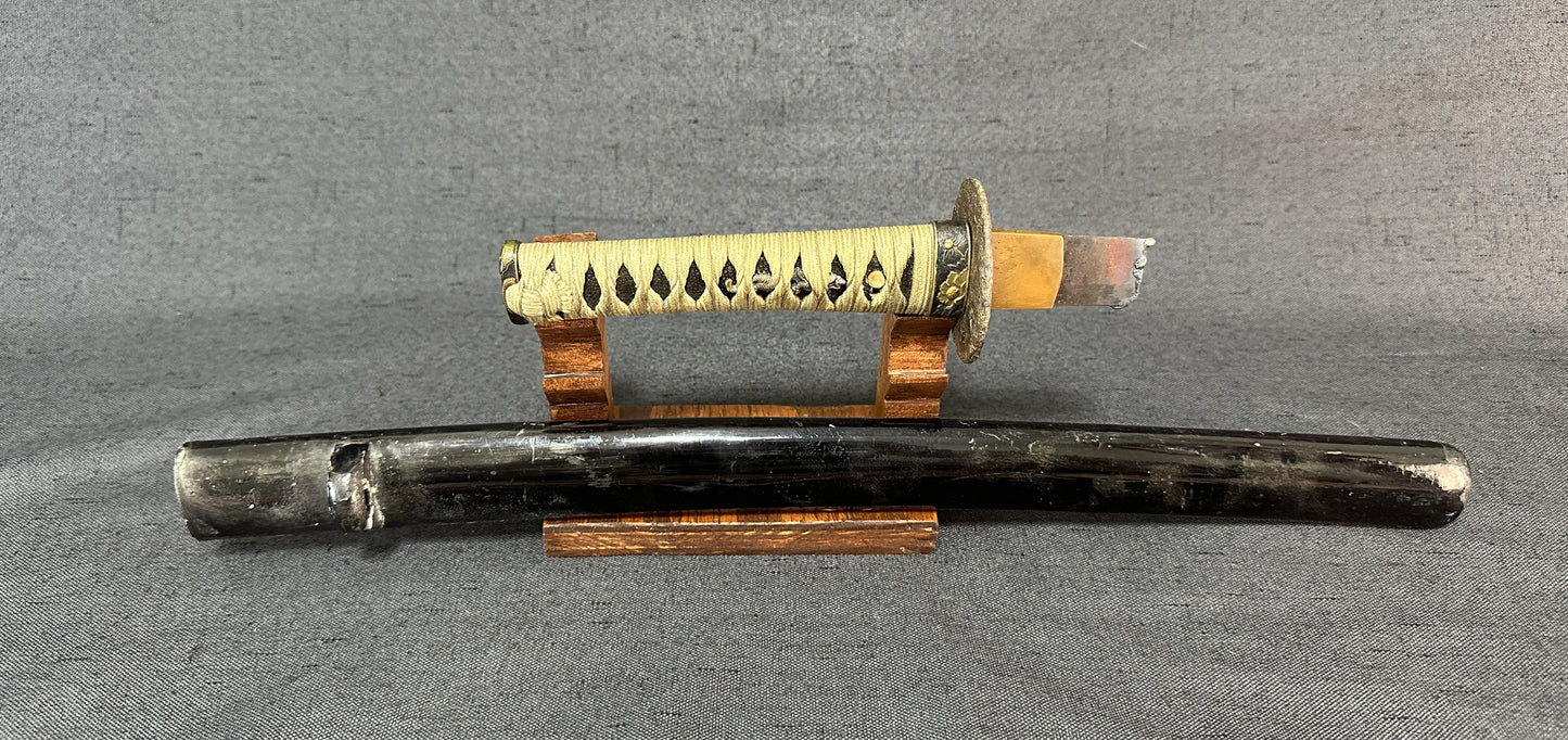 備前長船祐光 - Bizen Osafune Sukemitsu - Broken Wakizashi in Koshirae– BB-002