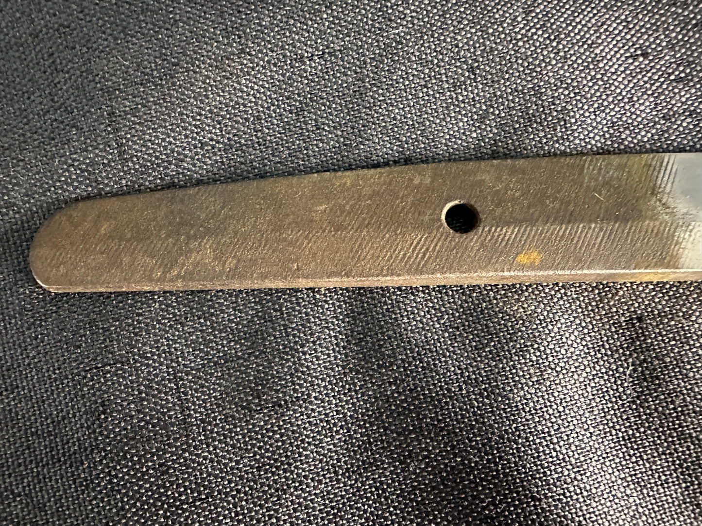 Mumei Broken Wakizashi in Koshirae with Bamboo, Reed and Turtle Motif Fittings – BB-003