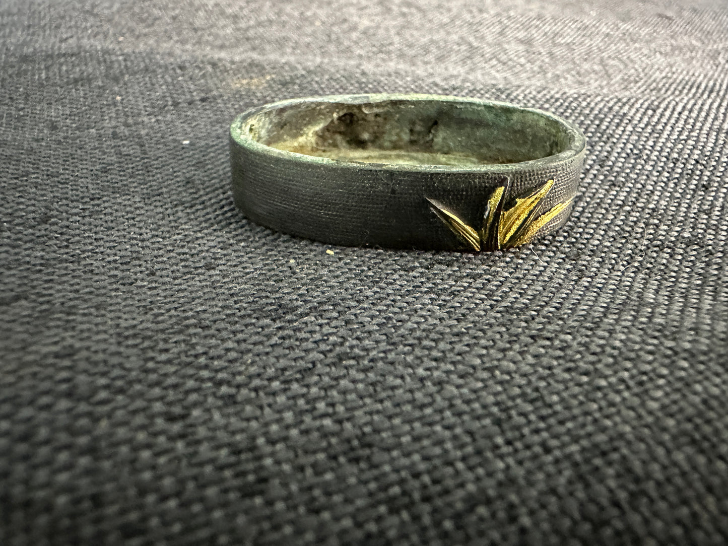 Mumei Broken Wakizashi in Koshirae with Bamboo, Reed and Turtle Motif Fittings – BB-003