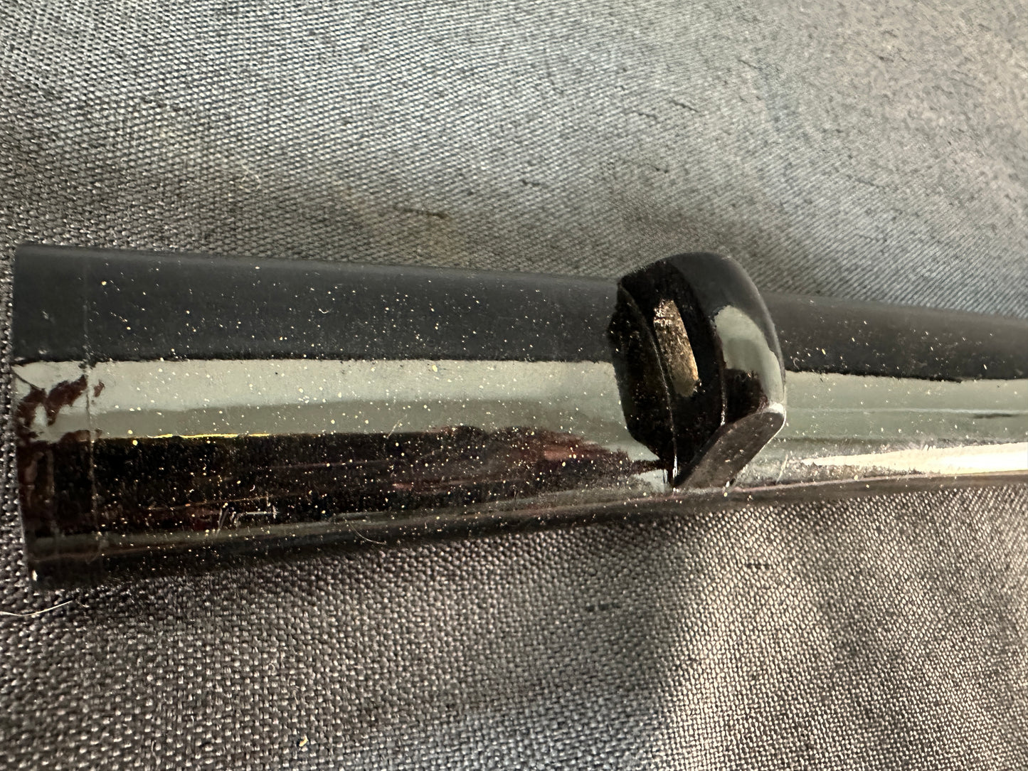 Mumei Broken Wakizashi in Koshirae with Bamboo, Reed and Turtle Motif Fittings – BB-003