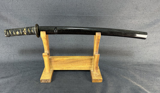 Mumei Broken Wakizashi in Koshirae with Bamboo, Reed and Turtle Motif Fittings – BB-003