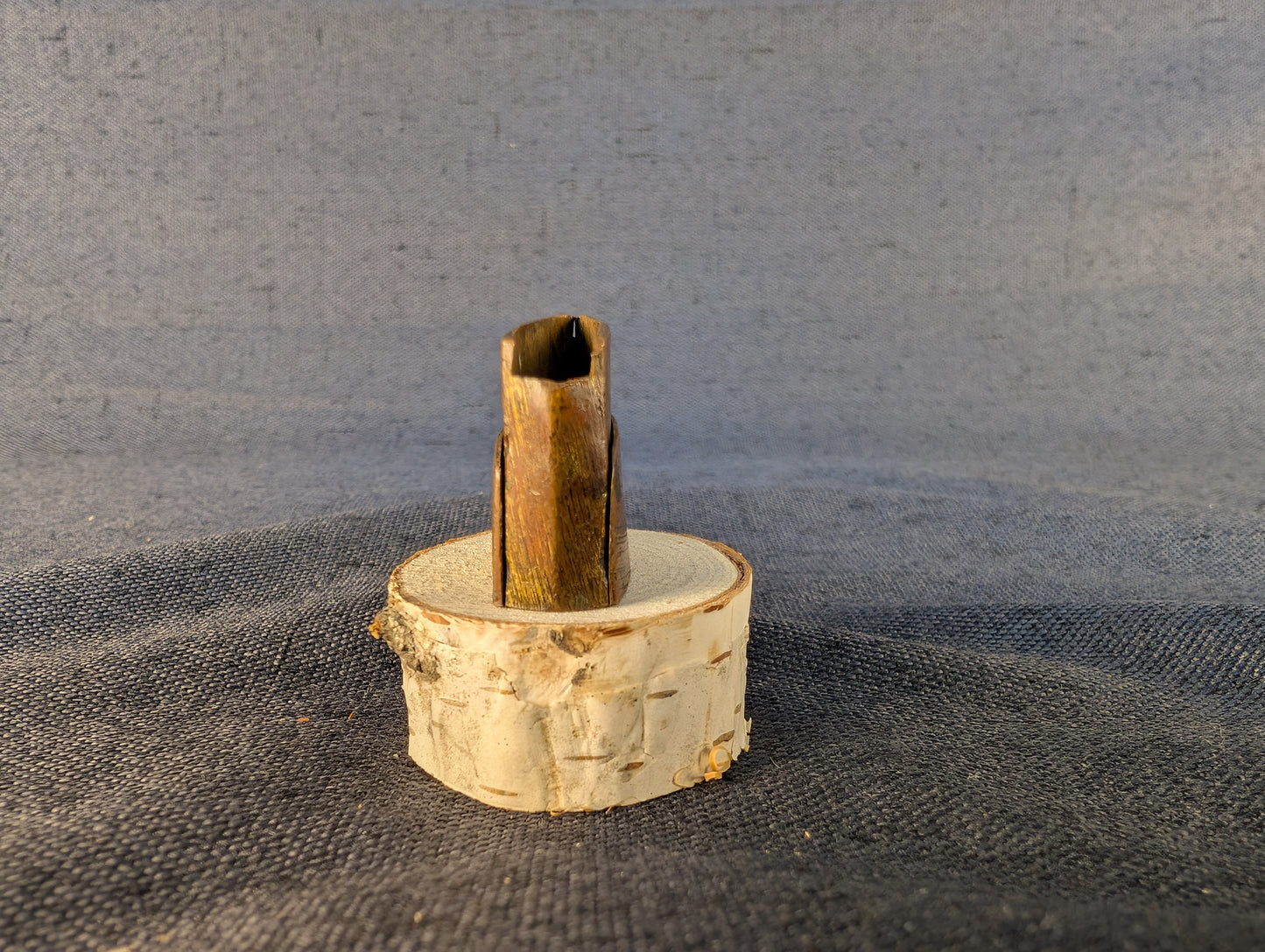 Antique Copper Two-Piece Habaki  – HA-015