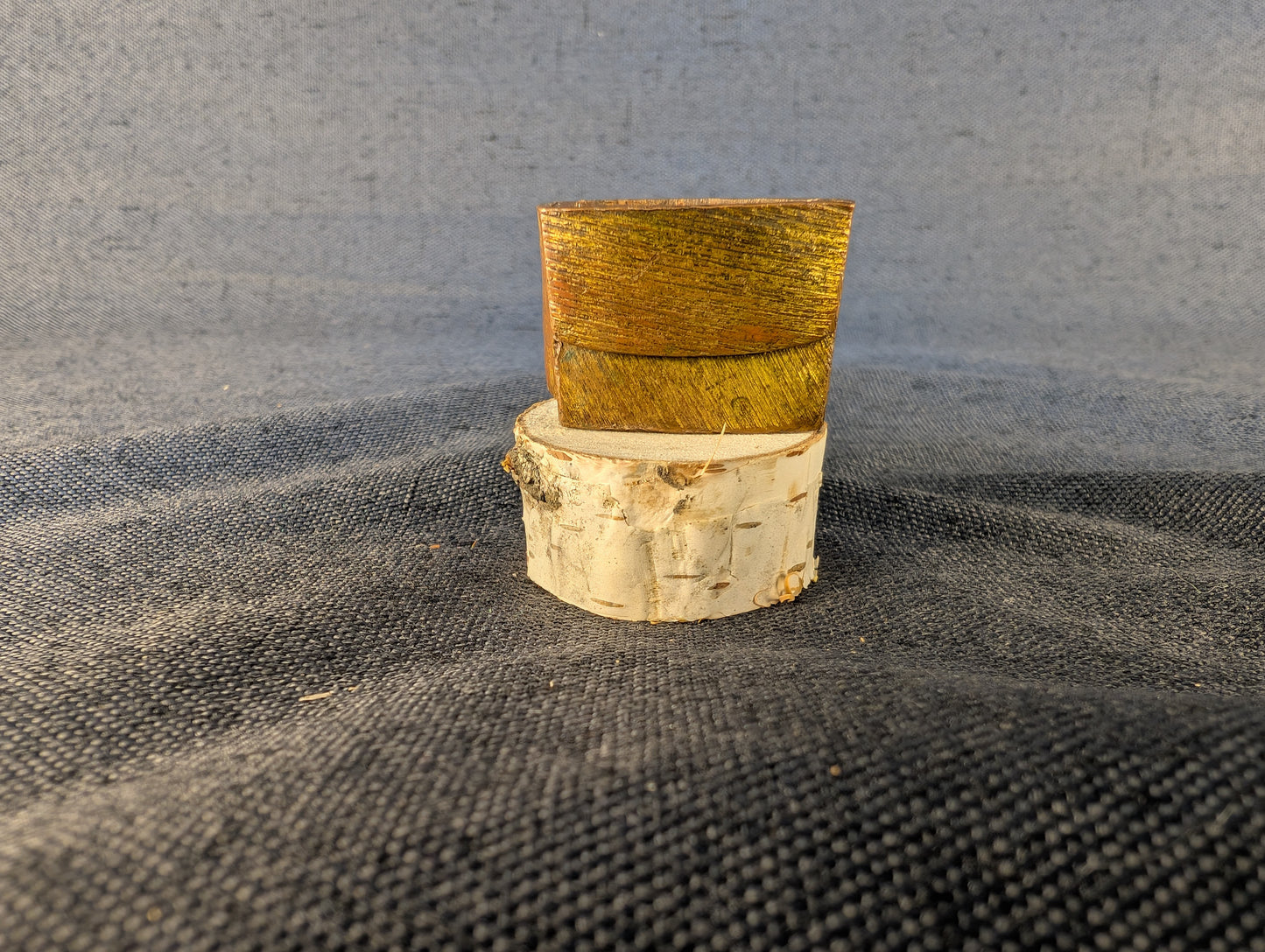 Antique Copper Two-Piece Habaki  – HA-015