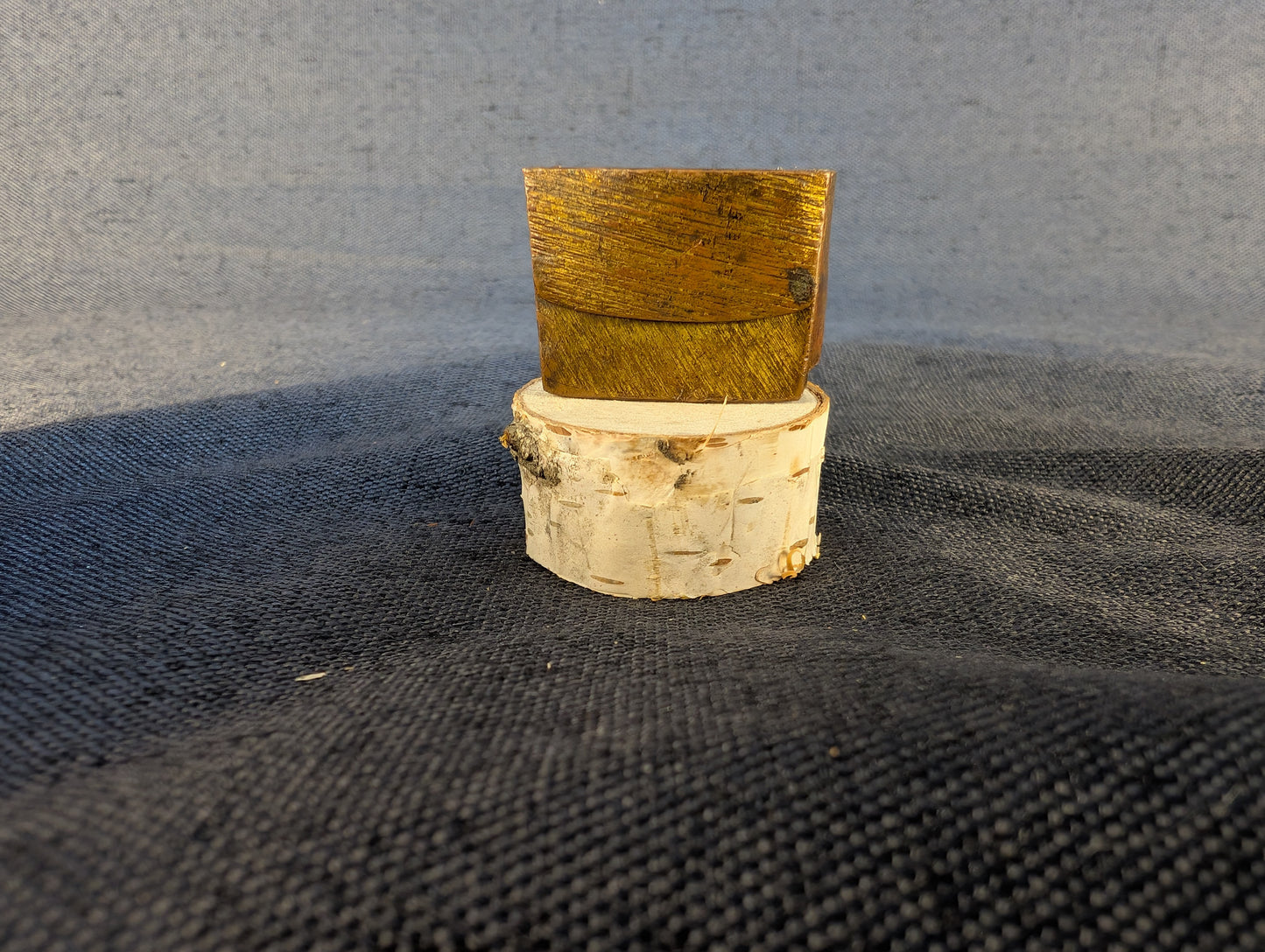 Antique Copper Two-Piece Habaki  – HA-015