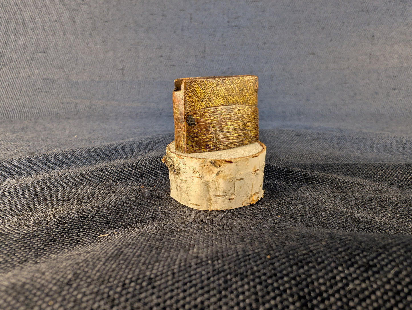 Antique Copper Two-Piece Habaki  – HA-015