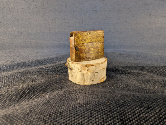 Antique Copper Two-Piece Habaki  – HA-015