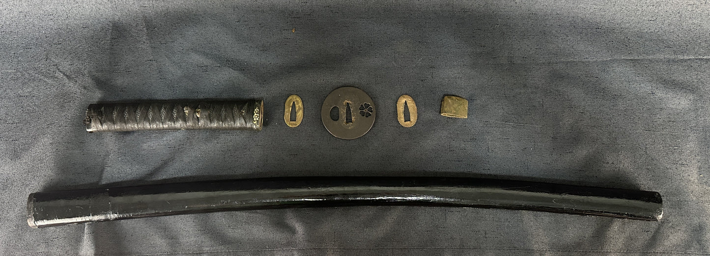 Wakizashi Koshirae with Blooming Floral Motif – KS-002
