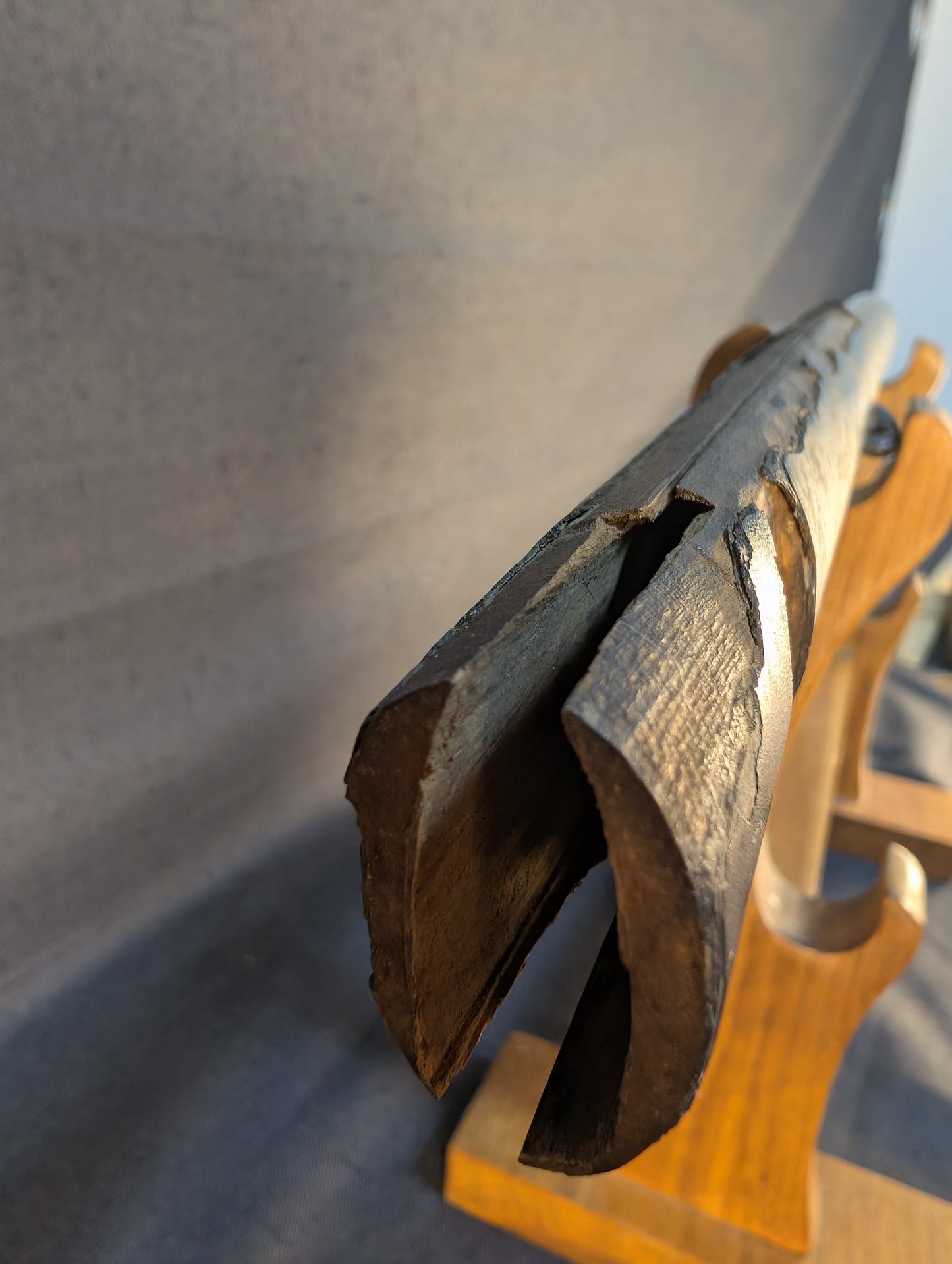 Wakizashi koshirae – Iron sunburst tsuba with Hare of Inaba and Fish Motif – KS-004