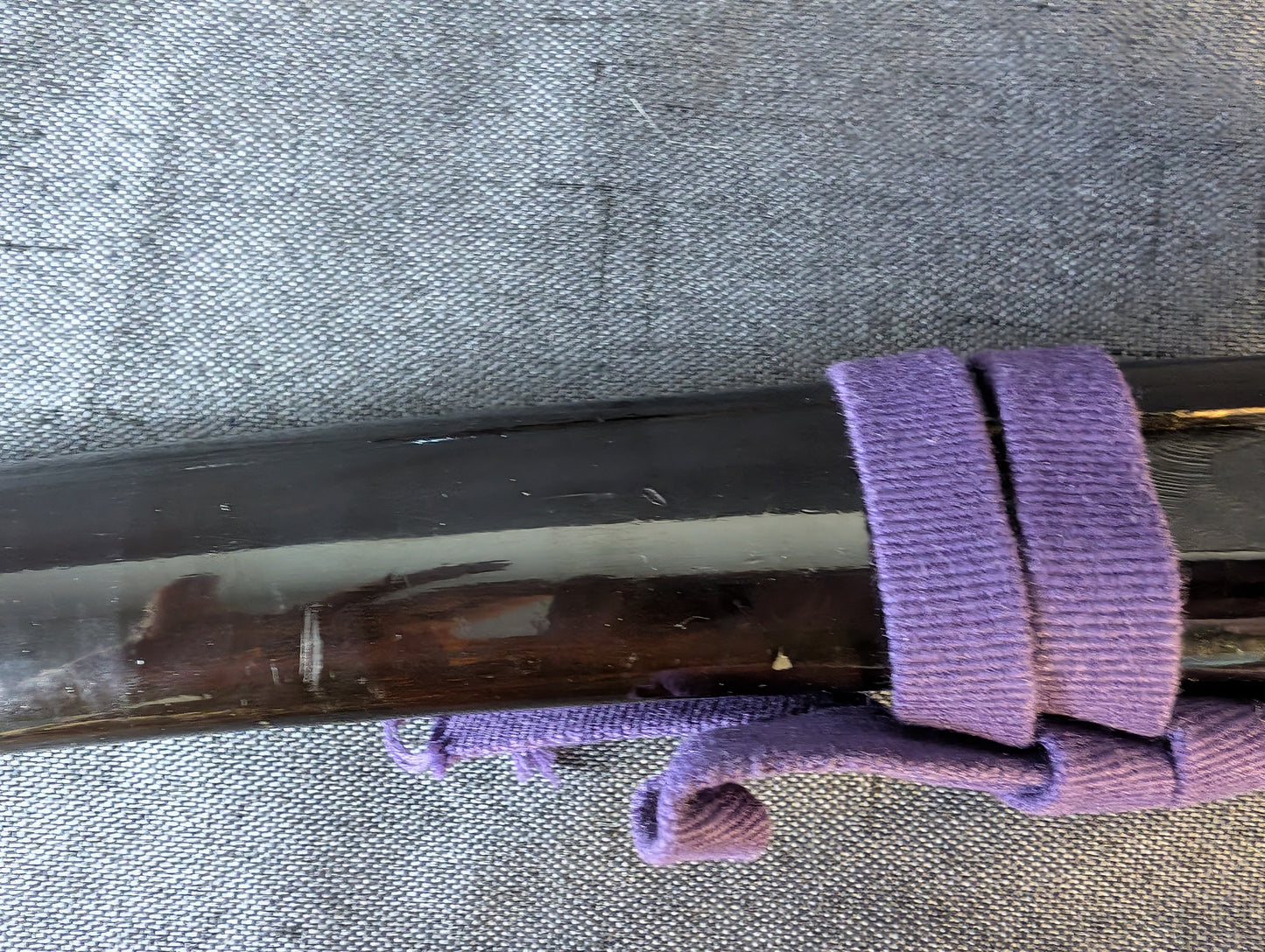 Mumei Shobu Zukuri Wakizashi In Simple Black Koshirae – NT-014