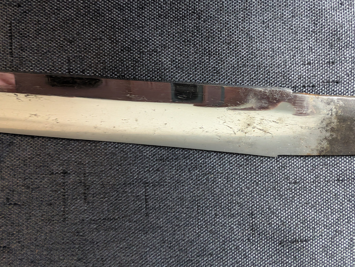 Mumei Shobu Zukuri Wakizashi In Simple Black Koshirae – NT-014