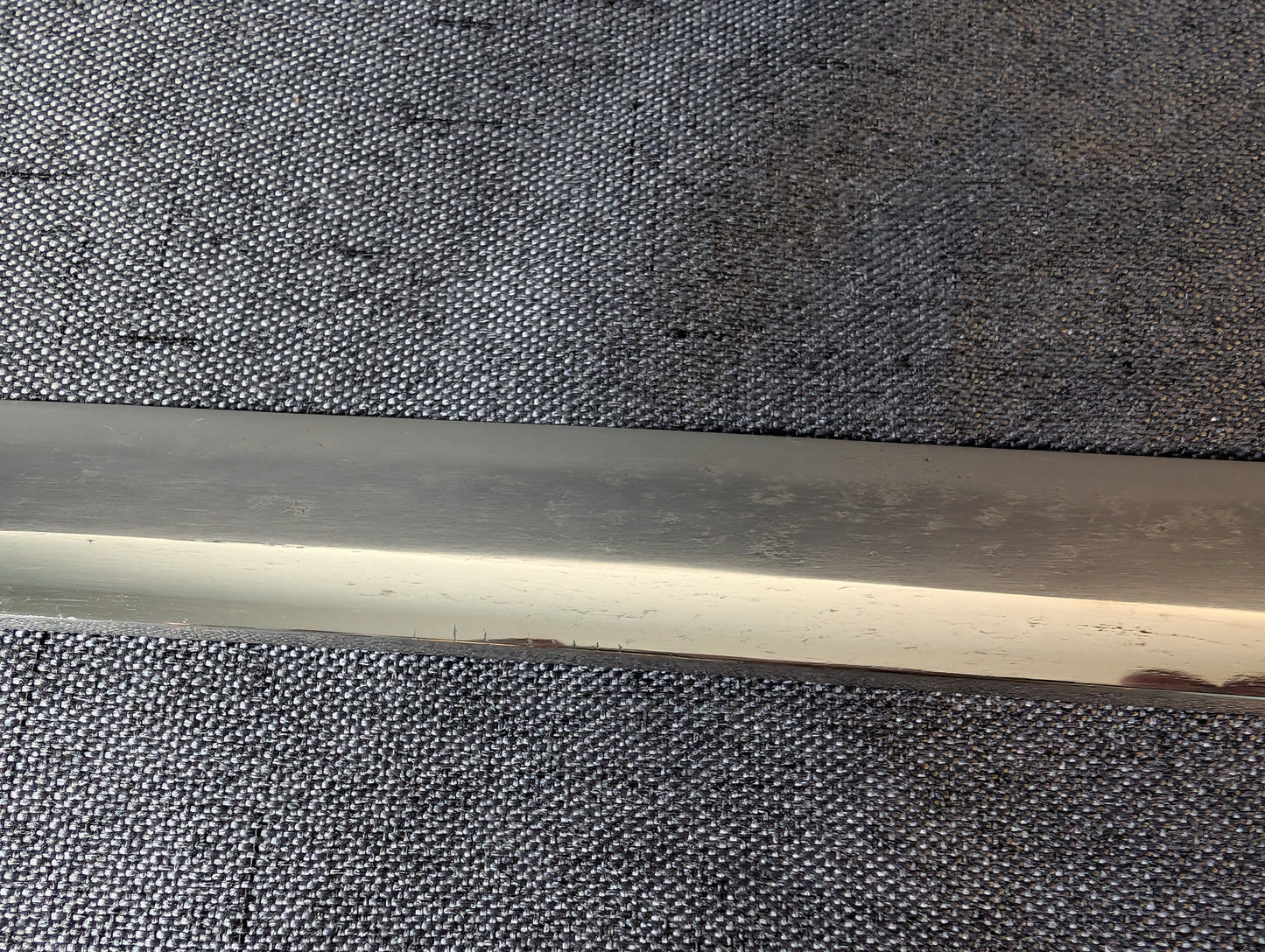 Mumei Shobu Zukuri Wakizashi In Simple Black Koshirae – NT-014