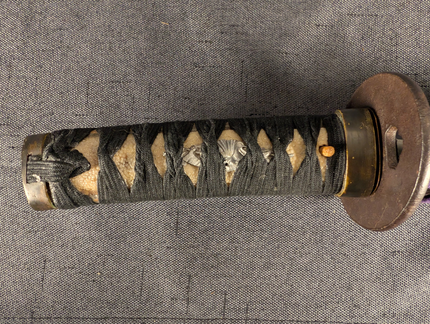 Mumei Shobu Zukuri Wakizashi In Simple Black Koshirae – NT-014
