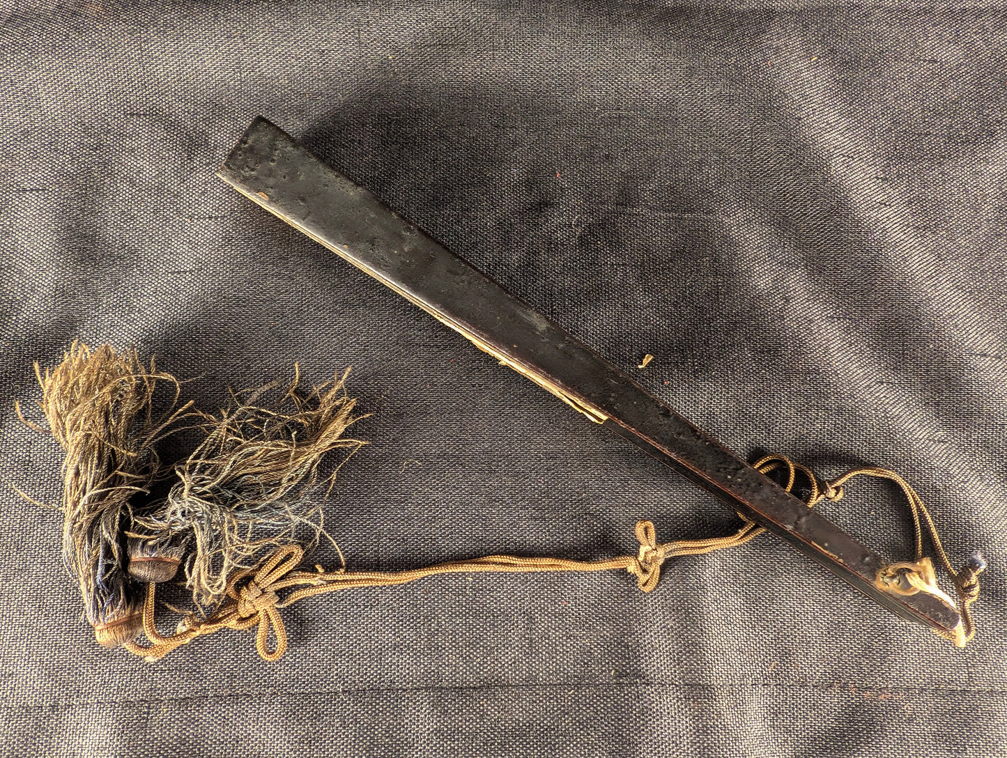 武徳 徳武 -  Butokukai Tokutake – Japanese Iron War Fan (Tessen) – TN-007